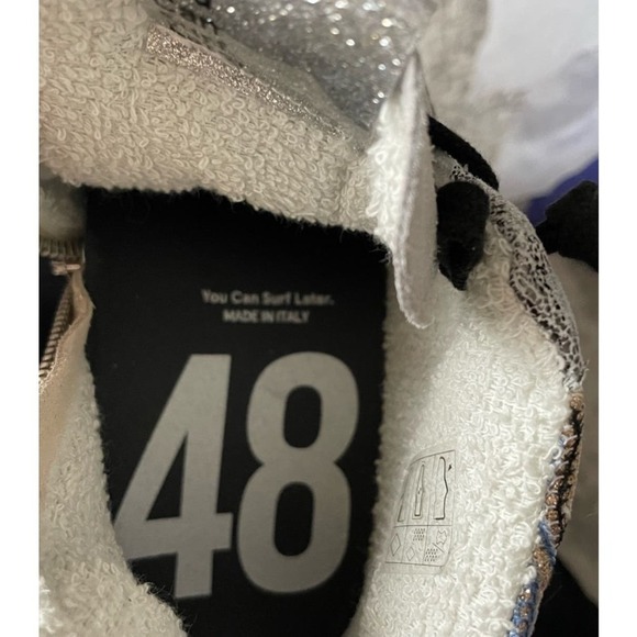 P448 Italian High Top Can Surf Later Star BS Panama Sneaker Size 37 / US 7 NWB - Picture 6 of 12